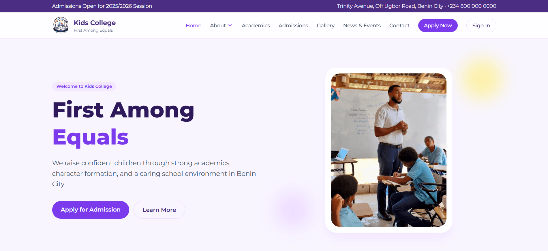 School Management Platform